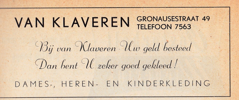 Gronausestraat 49 kledingzaak van Klaveren.jpg