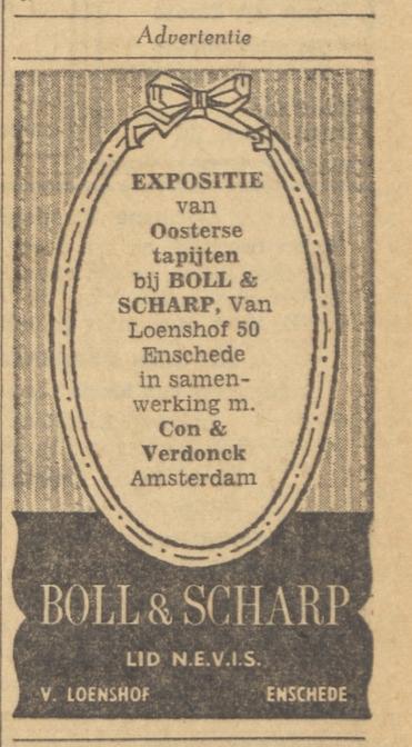 Van Loenshof 50 Boll & Scharp advertentie Tubantia 25-11-1959.jpg
