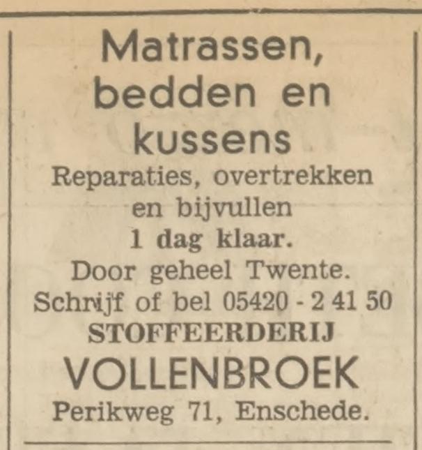 Perikweg 71 stofferderij Vollenbroek advertentie 21-1-1969.jpg