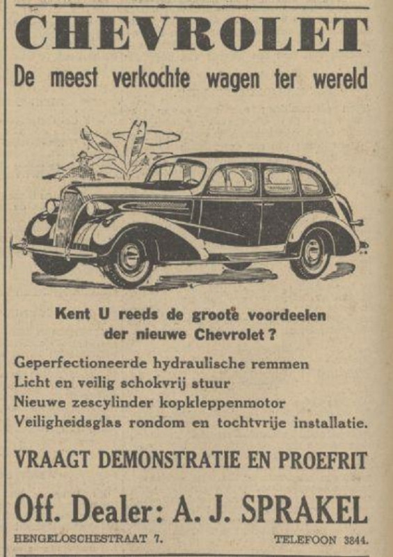 Hengelosestraat 1 Garage A.J. Sprakel advertentie Tubantia 1-5-1932.jpg