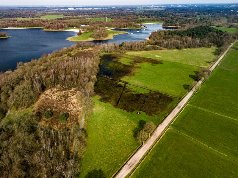 Hegebeekweg Het Rutbeek op voorgrond zandweg met daarachter het gebied 2024.jpg