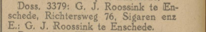 Richtersweg 76 G.J. Roossink krantenbericht Tubantia 29-8-1923.jpg