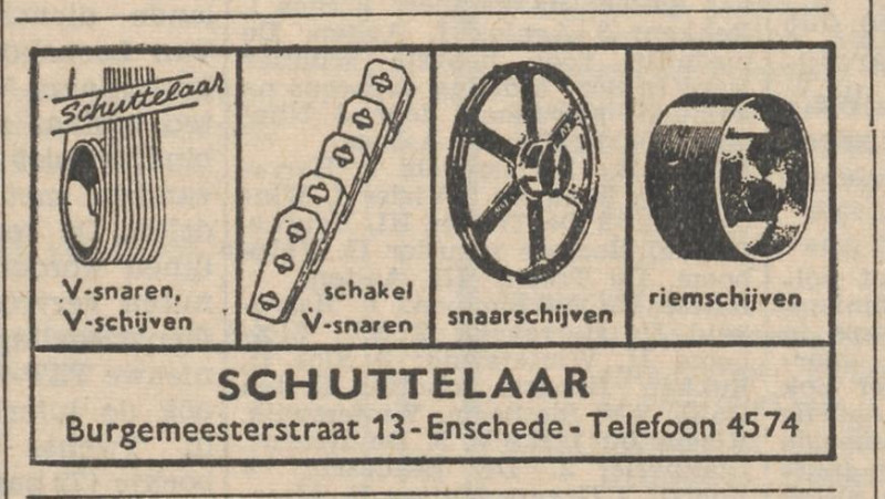 Burgemeesterstraat 13 Schuttelaar advertentie Tubantia 30-9-1961.jpg