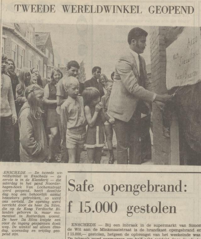 Noorderhagen 51a Wereldwinkel krantenbericht Tubantia 17-5-1971.jpg