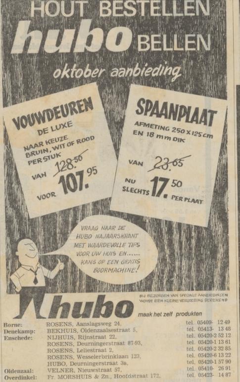Wesselerbrinklaan 123 Hubo Rosens advertentie Tubantia 12-10-1972.jpg