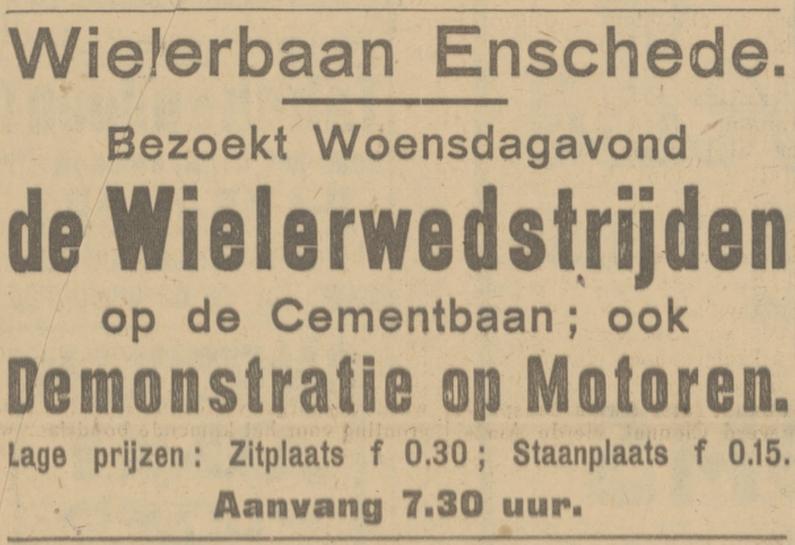 Wielerbaan Wedstrijden 1926-7.jpg