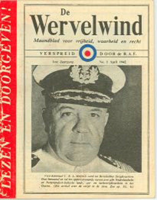 Cover verzetsblad De Wervelwind die door de RAF (Royal Air Force, de luchtmacht uit Engeland) boven Nederlands grondgebied werd gedropt.jpeg