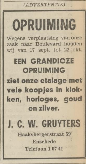 Haaksbergerstraat 59 J.C.W. Gruyters advertentie Tubantia 15-9-1969.jpg