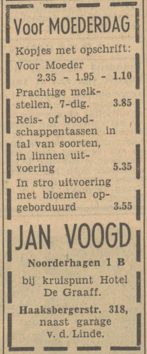 Haaksbergerstraat 318 Jan Voogd advertentie Tubantia 11-5-1951.jpg