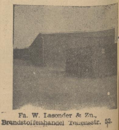 Tollensstraat 52 Fa. W. Lasonder & Zn., Brandstoffenhandel, krantenfoto Tubantia 19-6-1934.jpg