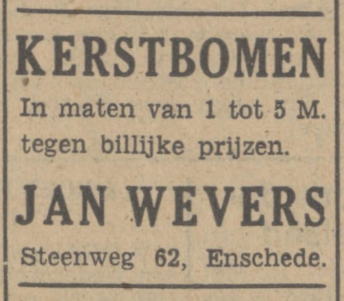 Steenweg 62 Jan Wevers advertentie Tubantia 19-12-1947.jpg