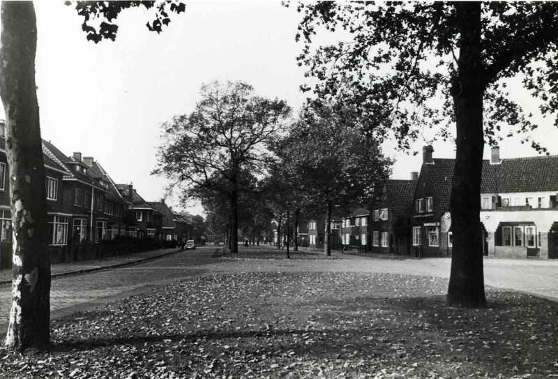 Laaressingel 117-119-121 vanaf hoek Asterstraat in noordoostelijke richting. 1950.jpg