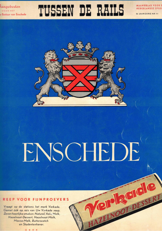 Logo gemeentewapen Enschede tijdschrift tussen de rails.jpg