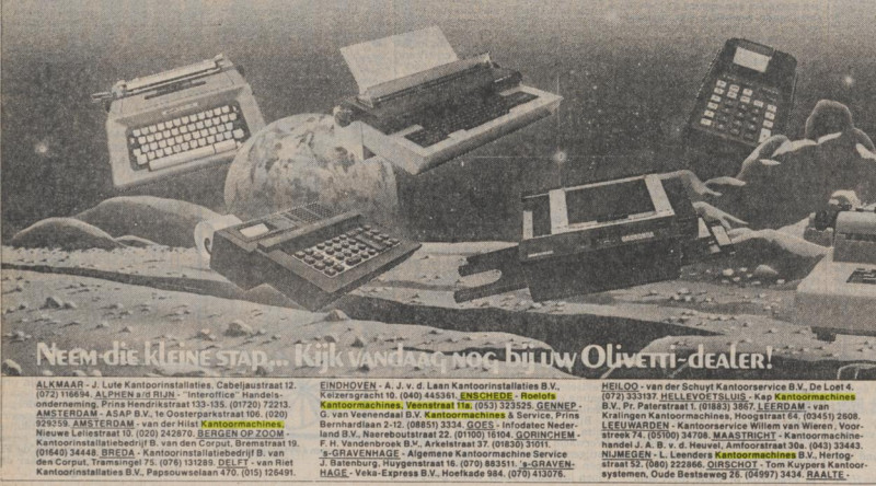 Veenstraat 11a Drukkerij Roelofs kantoormachines advertentie De Volkskrant 12-9-1978.jpg