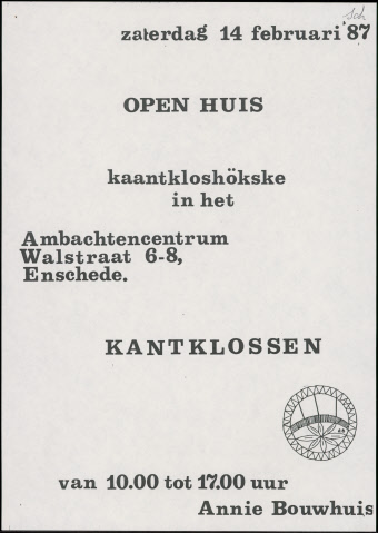 Walstraat 6-8 Amachtencentrum kantklossen advertentie 14-2-1987.jpeg
