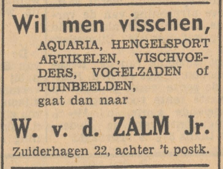Zuiderhagen 22 W. v.d. Zalm Jr. hengelsport advertentie Tubantia 10-8-1940.jpg