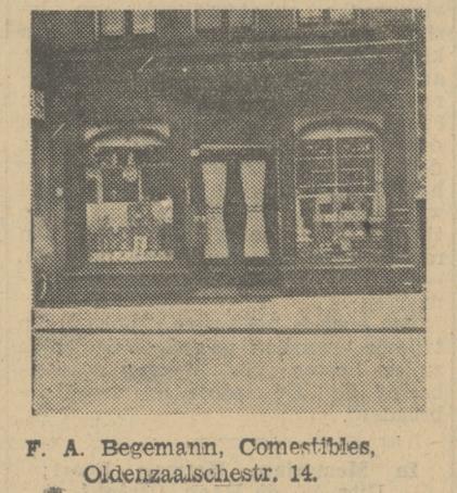 Oldenzaalsestraat 14 F.A. Begemann, Comestibles, krantenfoto Tubantia 19-6-1934.jpg