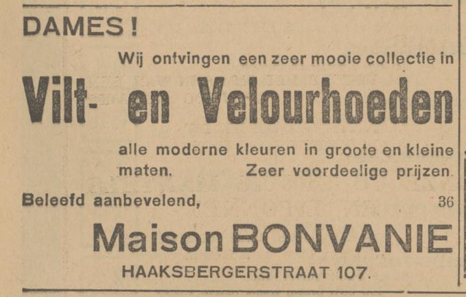 Haaksbergerstraat 107 Maison Bonvanie advertentie Tubantia 1-11-1929.jpg