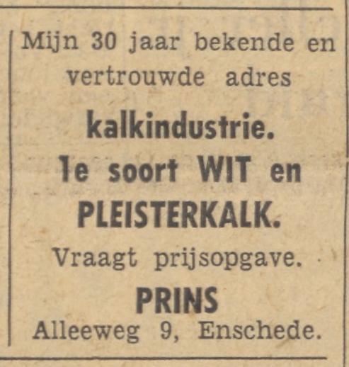 Alleeweg 9 Prins advertentie Tubantia 21-8-1959.jpg