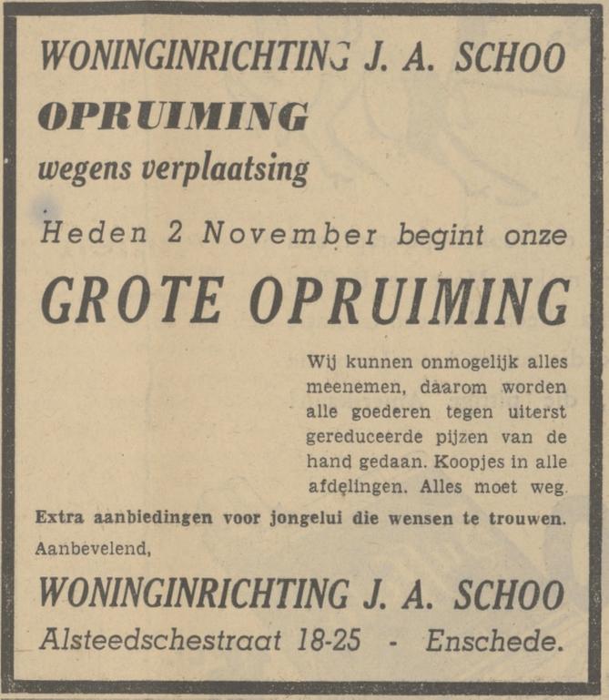 Alsteedsestraat 18-25 woninginrichting J.A. Schoo advertentie Tubantia 2-11-1938.jpg