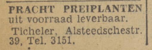 Alsteedsestraat 39 H. Ticheler advertentie Twentsch nieuwsblad 25-6-1943.jpg