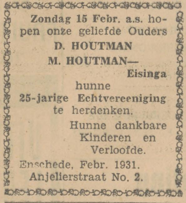 Anjelierstraat 2 D. Houtman advertentie Tubantia 13-2-1931.jpg