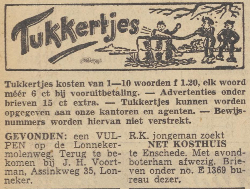Assinkweg 35 J.H. Voortman advertentie Tubantia 21-6-1951.jpg