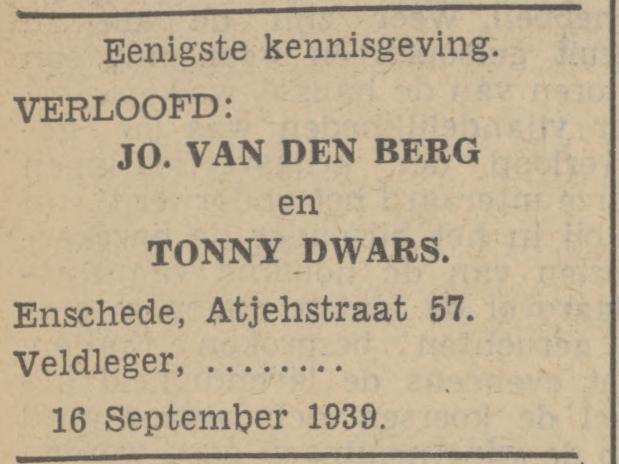 Atjehstraat 57 Joh. van den Berg advertentie Tubantia 16-9-1939.jpg