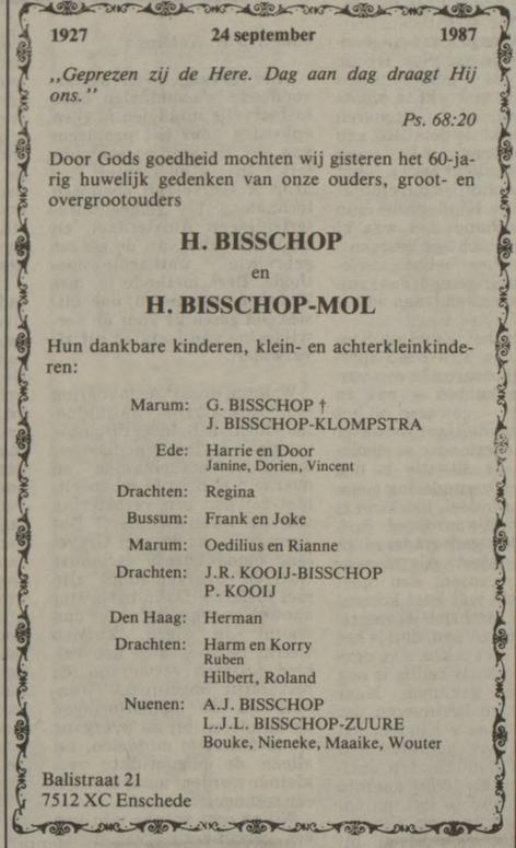Balistraat 21 H. Bisschop advertentie Gereformeerd gezinsblad 25-9-1987.jpg