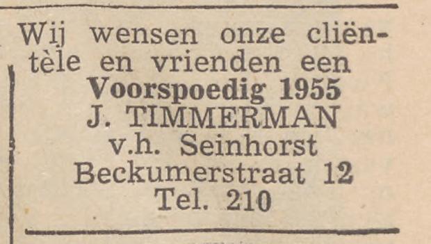 Beckumerstraat 12 J. Timmerman advertentie Tubantia 31-12-1954.jpg