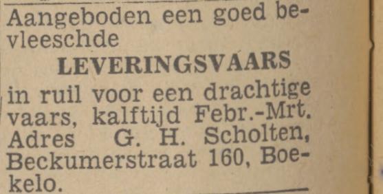 Beckumerstraat 160 G.H. Scholten advertentie Twentsch nieuwsblad 22-1-1943.jpg