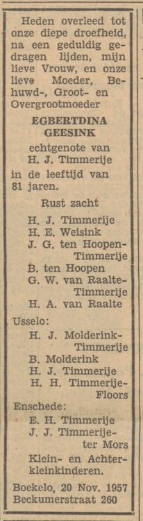 Beckumerstraat 260 H.J. Timmerije advertentie 21-11-1957.jpg