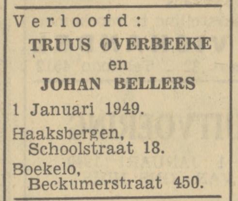 Beckumerstraat 450 Johan Bellers advertentie Tubantia 29-12-1948.jpg