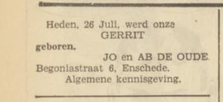 Begoniastraat 6 Ab de Oude advertentie Het Volk 28-7-1937.jpg