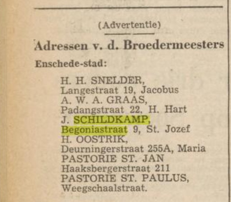 Begoniastraat 9. J. Schildkamp advertentie Twentsche Courant 13-8-1959.jpg