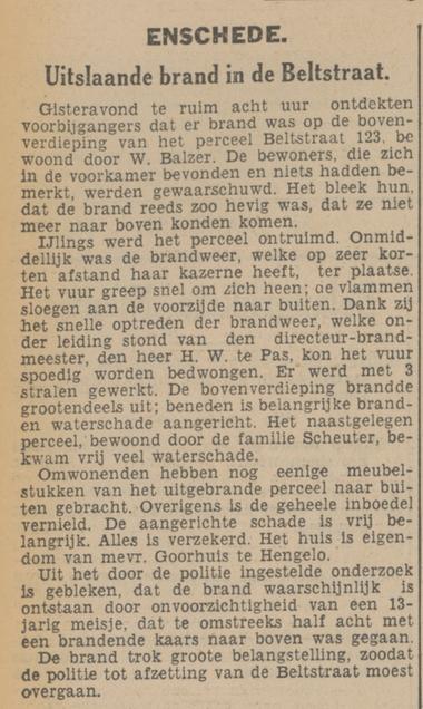 Beltstraat 123 W. Balzer krantenbericht Tubantia 25-3-1936.jpg