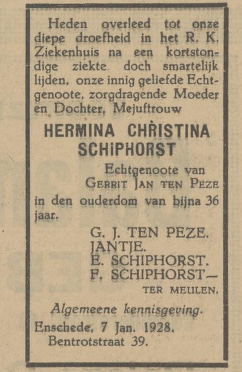 Bentrotstraat 39 G.J. ten Peze advertentie Tubantia 9-1-1928.jpg