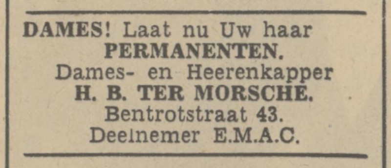 Bentrotstraat 43 H.B. ter Morsche Dames- en Herrenkapper advertentie 23-11-1938.jpg