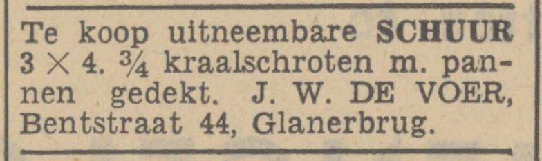 Bentstraat 44 Glanerbrug J.W de Voer advertentie Tubantia 3-7-1937.jpg