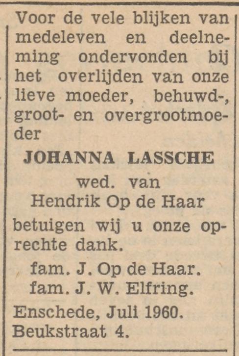 Beukstraat 4 J. Op de Haar advertentie Tubantia 18-7-1960.jpg