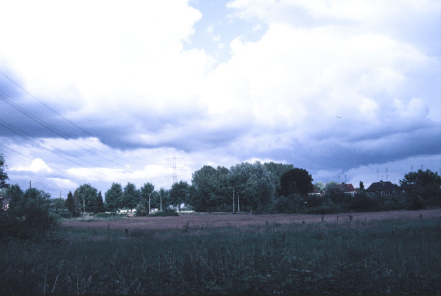 Bijvankweg richting Burg. v.Veenlaan ,waar de nieuwe weg komt 5-6-1988.jpeg