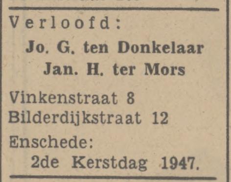 Bilderdijkstraat 12 Jan H. ter Mors advertentie Tubantia 23-12-1947.jpg