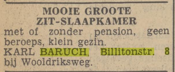 Billitonstraat 8 Karl Baruch advertentie Tubantia 2-7-1938.jpg