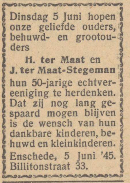 Billitonstraat 33 H. ter Maat advertentie Het Parool 4-7-1945.jpg