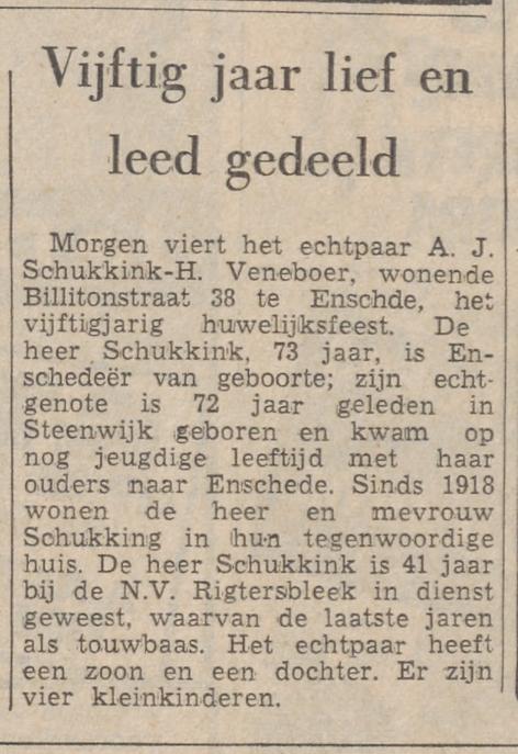 Billitonstraat 38 A.J. Schukkink krantenbericht Tubantia 16-8-1963.jpg