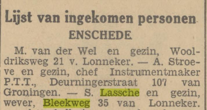 Bleekweg 35 S. Lassche wever krantenbericht Tubantia 11-5-1932.jpg