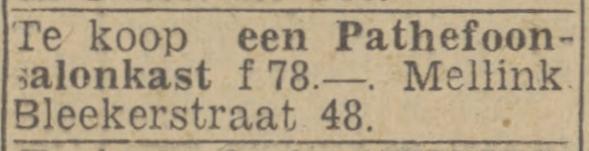 Blekerstraat 48 Meilink advertentie Twentsch nieuwsblad 29-6-1943.jpg