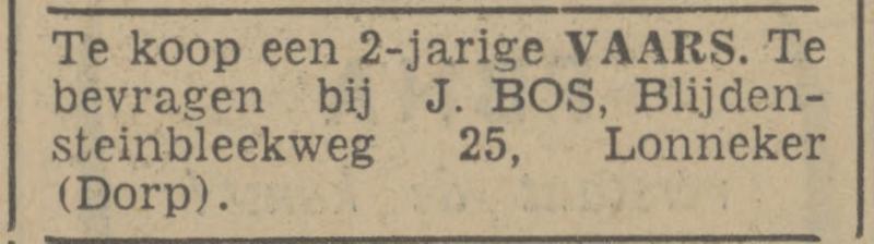 Blijdensteinbleekweg 25 Lonneker J. Bos advertentie Tubantia 15-3-1941.jpg