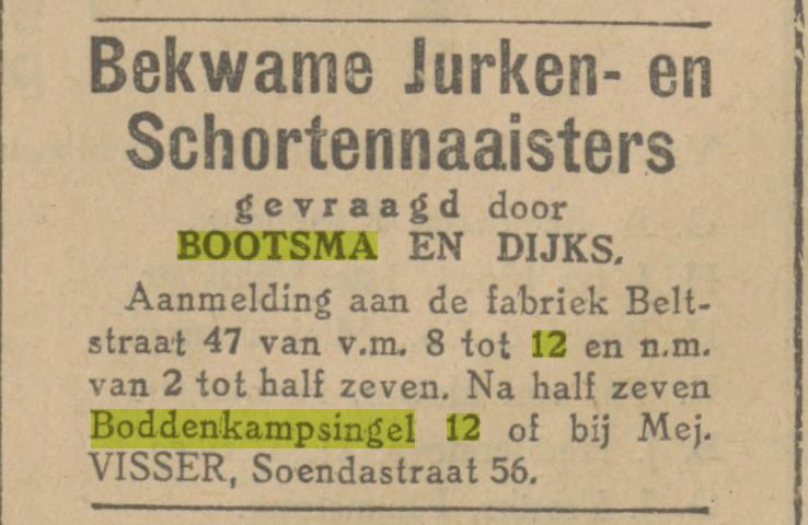 Boddenkampsingel 12 Bootsma advertentie Tubantia 28-6-1927.jpg