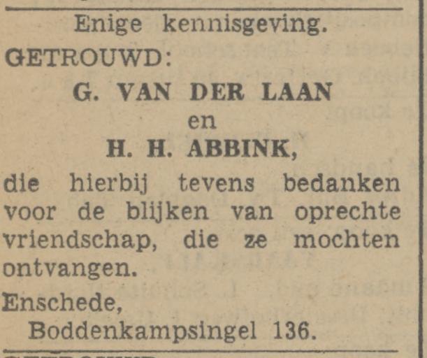 Boddenkampsingel 136 H.H. Abbink advertentie Tubantia 19-8-1942.jpg